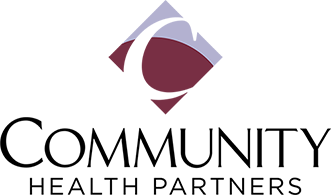 Community Health Partners (CHP) Logo - Vertical - Color Community Health Partners